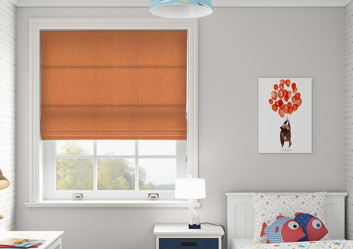 Sicily, Terracotta - Twist&Fit Roman Blind - Image 3